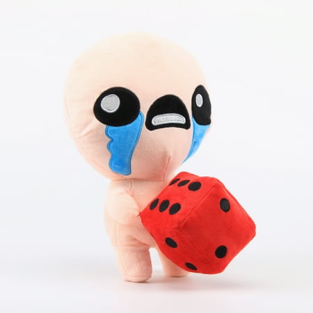 uiuoutoy The Binding Of Isaac Afterbirth Rebirth Game Plush Isaac with D6 Soft Toy Cosplay Stuffed Dolls 30 CM Kids Gift