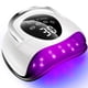 thumbnail image 1 of Lámpara de uñas LED UV de 220 W, luz UV para esmalte de uñas en gel con 57 cuentas de lámpara, 4 ajustes de temporizador y pantalla táctil LCD, sensor automático, luz de uñas profesional Lámpara de uñ, 1 of 5