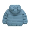 thumbnail image 3 of FAIWAD Boys Girls Winter Coat Puffer Hooded Jacket Zip up Quilted Outerwear for School Outdoor, 3 of 7