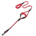 thumbnail image 1 of Dog Leash 5ft Long with 2 Comfortable Padded Handles, Reflective Threads Double Handles Lead for Control Safety Dog Training Leash for Small Medium Large Dogs (5 FT, Red), 1 of 4