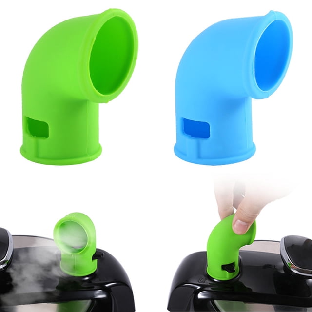 2025 New Silicone Steam Diverter Pressure Cooker Accessories for Steam Release Compatible with and Other Cookers Easy to Clean Design Versatile High-pressure Cooking (2PCS)