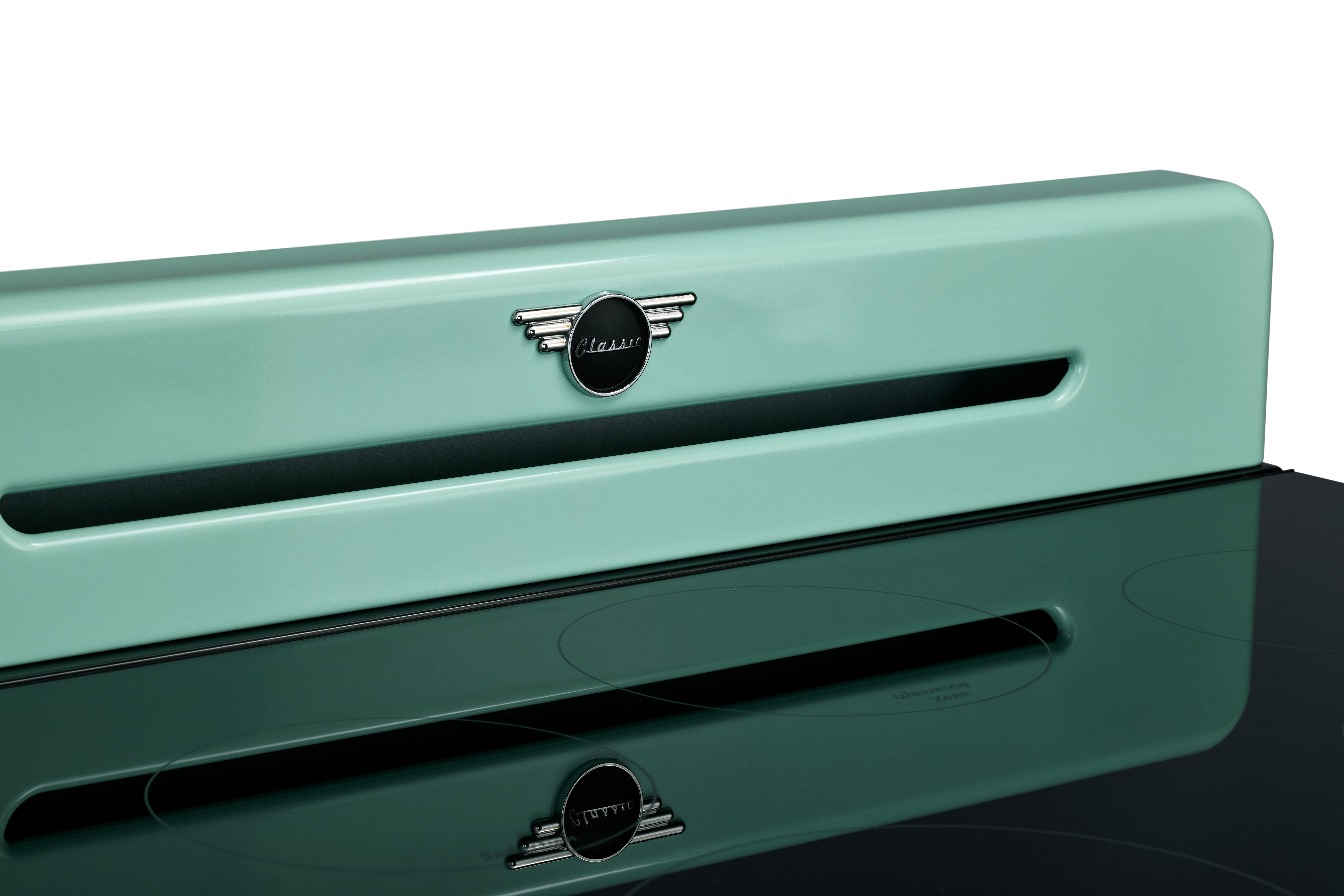 Unique 30' Classic Retro Induction Range, Ocean Mist Turquoise