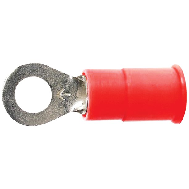 Install Bay® Rvrt8 Vinyl Ring Terminals (2218 Gauge, 8, 100 Pk