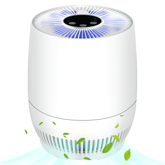 DNRISI Low Noise Air Purifier HY1800 Ultra Silent with HEPA Filter for Large Room, 300 Sq. Ft