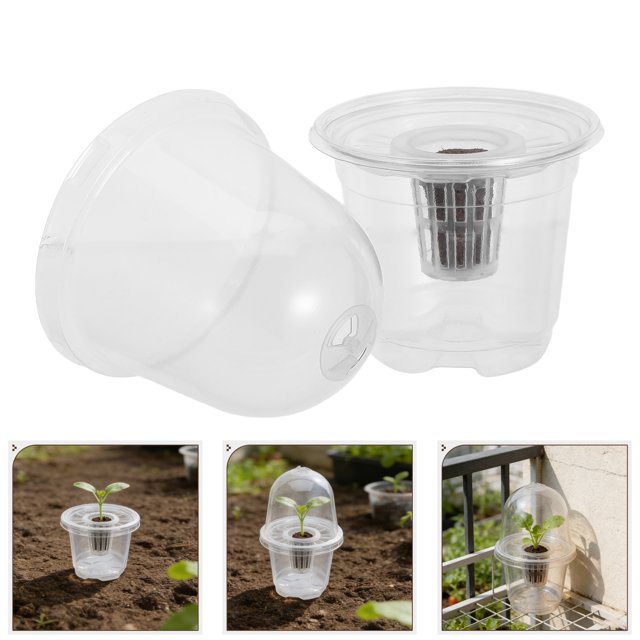 COSMOBETTY 5Jgo Macetas Hidroponía Para Germinación Eficiente De Y Cultivo Con De