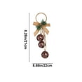 thumbnail image 3 of kladzum Christmas Bell Christmas Decoration Christmas Bells Christmas Tree Pendants Wall Hanging Door Hanging Ceiling Decoration Holiday Scene Decoration Bells Arrangement Christmas Tree Ornaments, 3 of 6