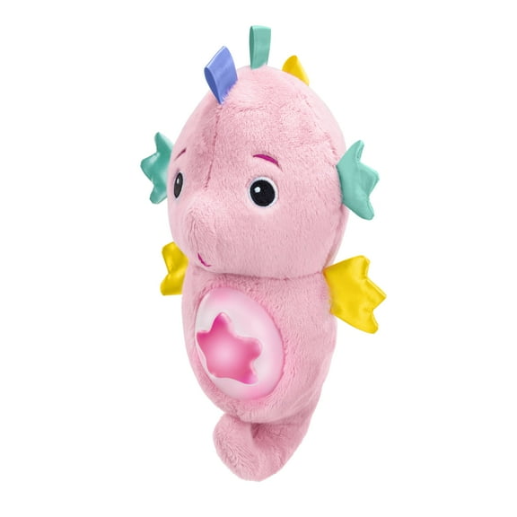 Baby Einstein Sea Dreams Seahorse Plush Soother, Pink, Ages 0 Months 