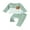 Green White, variant on Bagilaanoe 2PCS Toddler Baby Girl Boy Long Pants Set Contrast Color Long Sleeve Pullover Tops Sweatpants 6M 12M 18M 24M 3T 4T Kids Casual Sweatsuits