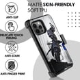 thumbnail image 2 of DALUX Card Holster Kickstand Holster Hybrid Phone Case Cover Compatible with Iphone 15 Pro Max - 6.69 inch (2023) - Gray Forest Warrior, 2 of 3