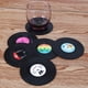 thumbnail image 3 of Juego de 6 posavasos para bebidas, posavasos retro con discos de vinilo para bebidas, protección de escritorio que evita daños en los muebles, 3 of 8