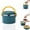 J, variant on USUERY Insulated Rice Bucket Lunch Box with Lid Stainless Steel Thermal Container for Adult Worker Meal
