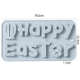 thumbnail image 4 of Sunjoy Tech Alphabet Mould Temperature-resistant 3D Modelling Food Grade Easy Demoulding Non-stick DIY Making Tool Happy Easter Letter Silicone Mold for Holiday, 4 of 5