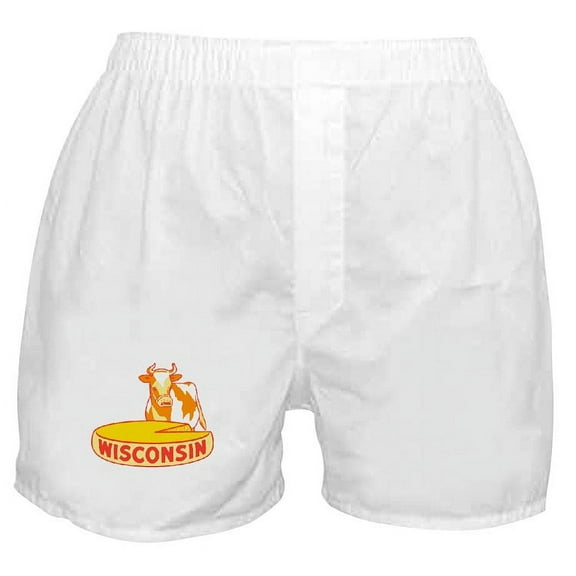 CafePress - Vintage Wisconsin Cheese Boxer Shorts - Men's Novelty Boxer Shorts