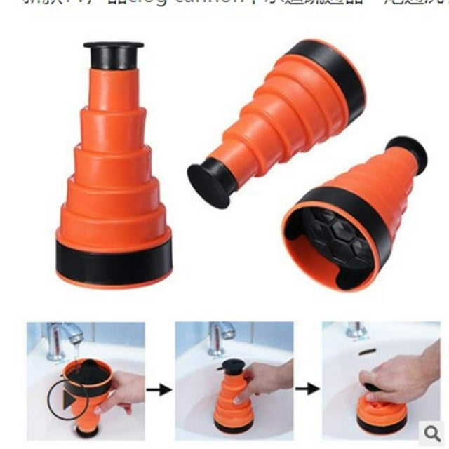 braveheart Manual Clog Puller Air Power Drain for Blaster High Pressure Sink Plunger