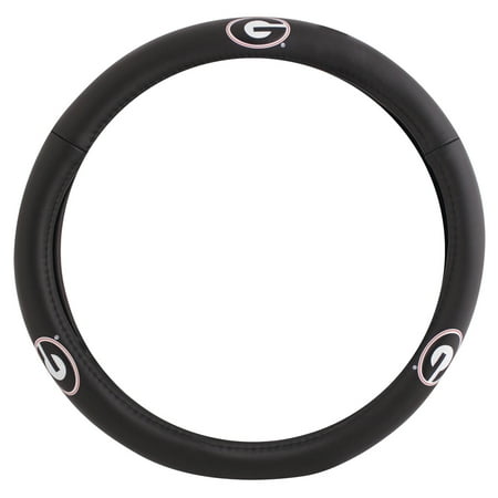 - Steering Wheel Cover - Leather - NCAA - University of Georgia - Bulldogs
