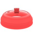 thumbnail image 1 of Funda antisalpicaduras para microondas GLOU-GLOU GOOSE 23 cm, color rojo, 1 of 6