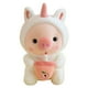 thumbnail image 1 of Juguete de peluche de cerdo de 9,8 pulgadas con taza de té de leche, muñeco de peluche suave y lindo, juguete decorativo para niños para cama, sofá y sofá, 1 of 9