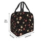 thumbnail image 3 of Easygdp Red White Flowers Bolsa Térmica Premium - Tela Oxford Impermeable, Gran Capacidad, Bolsillo Frontal, Unisex para Trabajo, Escuela, Actividades al Aire Libre y Picnics, 3 of 8