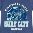 thumbnail image 3 of Instant Message - Surf City - Toddler & Youth Girls Short Sleeve Graphic T-Shirt, 3 of 6