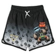 thumbnail image 3 of Monster Jam Grave Digger El Toro Loco Megalodon Raglan Rash Guard and Swim Trunks Outfit Set UPF 50+ Toddler to Little Kid, 3 of 5