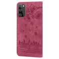 thumbnail image 6 of for Samsung Galaxy S20 FE Wallet Case, Flower Embossed Premium PU Leather Flip Protective Purse Cover with Card Slots Cash Holder and Kickstand for Samsung Galaxy S20 FE (6.5 inch),Red, 6 of 14