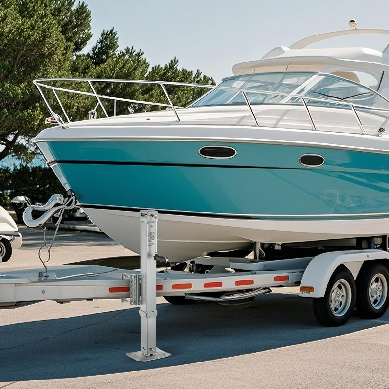 8000 lbs Heavy  Swivel Bolt-On Trailer Jack, 28.5" Lift Stand with Handle for RV Horse Utility Yacht Trailer