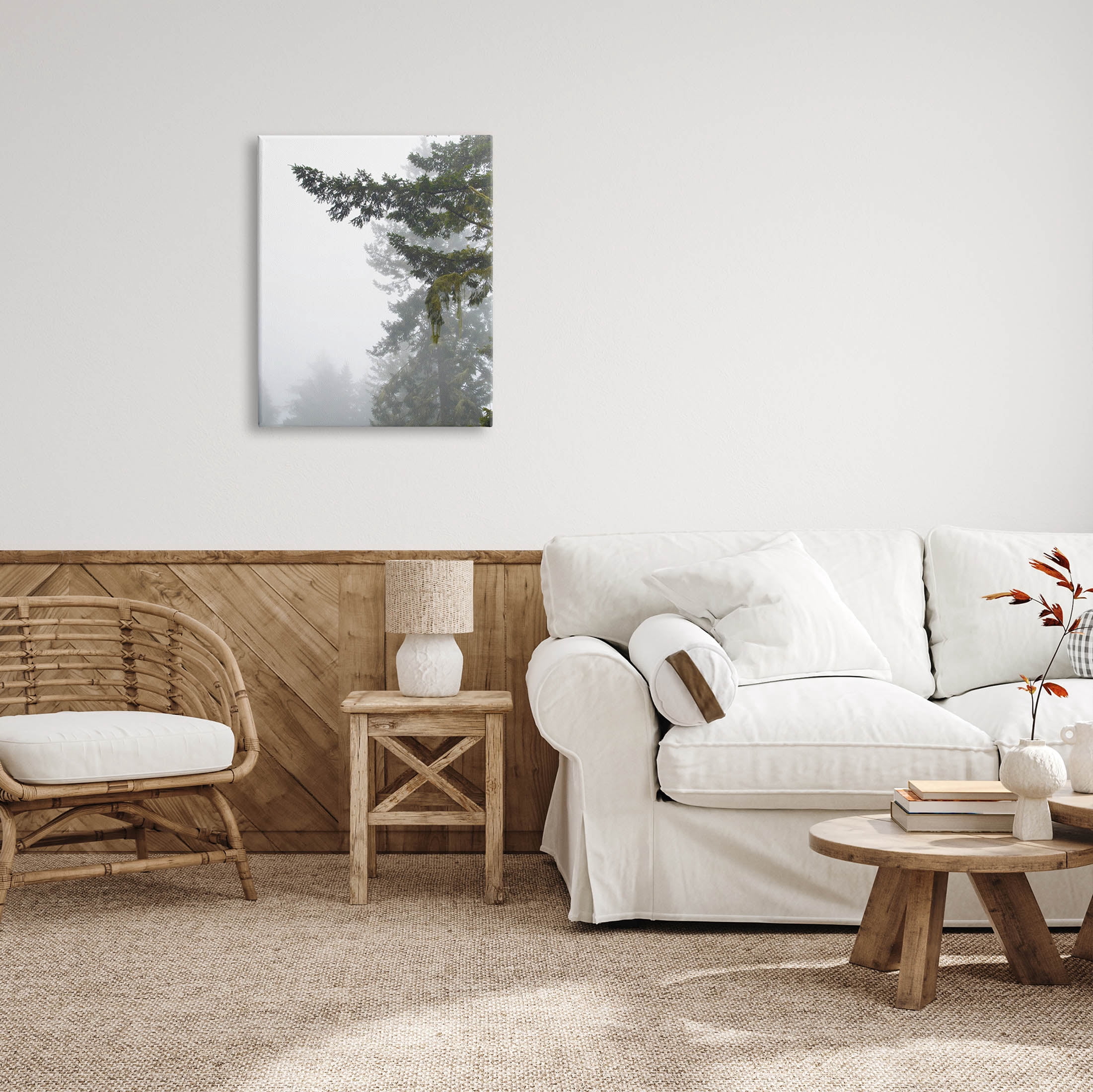 Stupell Industries Majestic Pine Tree Overhang Photograph Gallery Wrapped Canvas Print Wall Art, Design by Debra Van Swearingen
