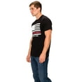 thumbnail image 3 of ZAMONG Men's Graphic T-Shirt with American Flag Screen, 3 of 4