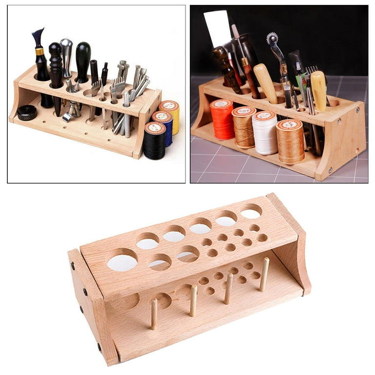 Wooden Tool Shelf,leathercrafts Tools Holder,tools Organizer,tools