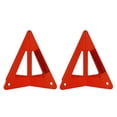 thumbnail image 1 of 2 Ensembles Kit de Sécurité Routière Réfléchissant Triangle en Plastique Panneau d'Avertissement Routier Utile, 1 of 8