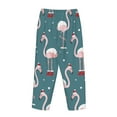 thumbnail image 4 of Kdxio Women's Comfy Stretch FlamingoPrint Drawstring Pajama Pants-XX-Large, 4 of 9