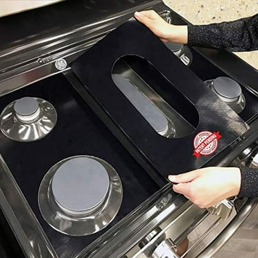 Stove Protector Liners Compatible with GE Stoves, GE Gas Ranges - Customized - Easy Cleaning Liners for GE Compatible Model PGB960EEJ3ES