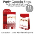 thumbnail image 6 of Big Dot of Happiness Jolly Santa Claus - Christmas Gift Favor Bags - Party Goodie Boxes - Set of 12, 6 of 8