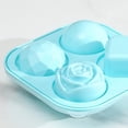 thumbnail image 2 of VBODN Clear Ice Mold,Silicone Ice Cube Trays,Round Lce Trays for Freezer with Lid,Classic Lce Cube Trays for Freezer, Vintage &Retro, 2 of 8