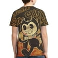thumbnail image 2 of Bendy And The Ink Machine Boys Girls 3d Graphic Printed T-Shirt Crewneck Short Sleeve Tees, 2 of 7