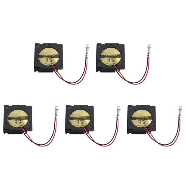 2 Uds Ventilador Impresora 3D 30x30x10mm DC 24V Turbo Sin Escobillas 2PIN para Ender 3S1