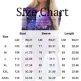 thumbnail image 4 of Halloween Long Sleeve Shirts for Women Funny Halloween Party Bat Crew Neck Loose Party Fall Clothes Womens Tunic Tops Trendy Vintage Outfits Dark Purple XXXL, 4 of 6