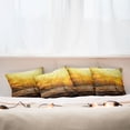 thumbnail image 7 of Ambesonne Fall Throw Pillow Cover 4 Pack, Empty Tabletop and Wheat, 18", Brown Orange Yellow, 7 of 7