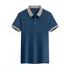thumbnail image 1 of pstuiky camisetas de hombre, Camisa informal de verano con solapa y botones de color liso para hombre camisetas de hombre l, 1 of 7