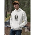 thumbnail image 2 of Outline Zodiac Sign Libra Hoodie Men -Image by Shutterstock, Male Medium, 2 of 4