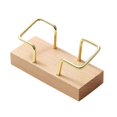 thumbnail image 4 of Ruifaya Portatarjetas de visita para escritorio, portatarjetas de visita de madera para tableta de oficina GXM, 4 of 7