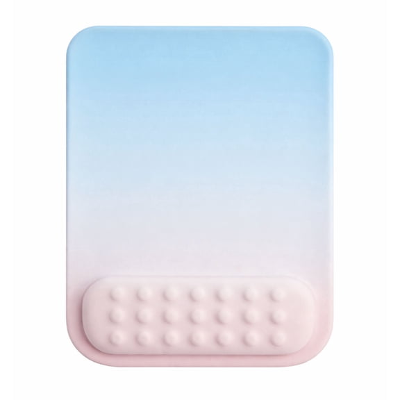 Mouse Pad with Wrist Support,Ergonomic Design Relief Carpal Tunnel Pain,Memory Foam Mouse Pad for Computer Desk with Non-Slip PU Base