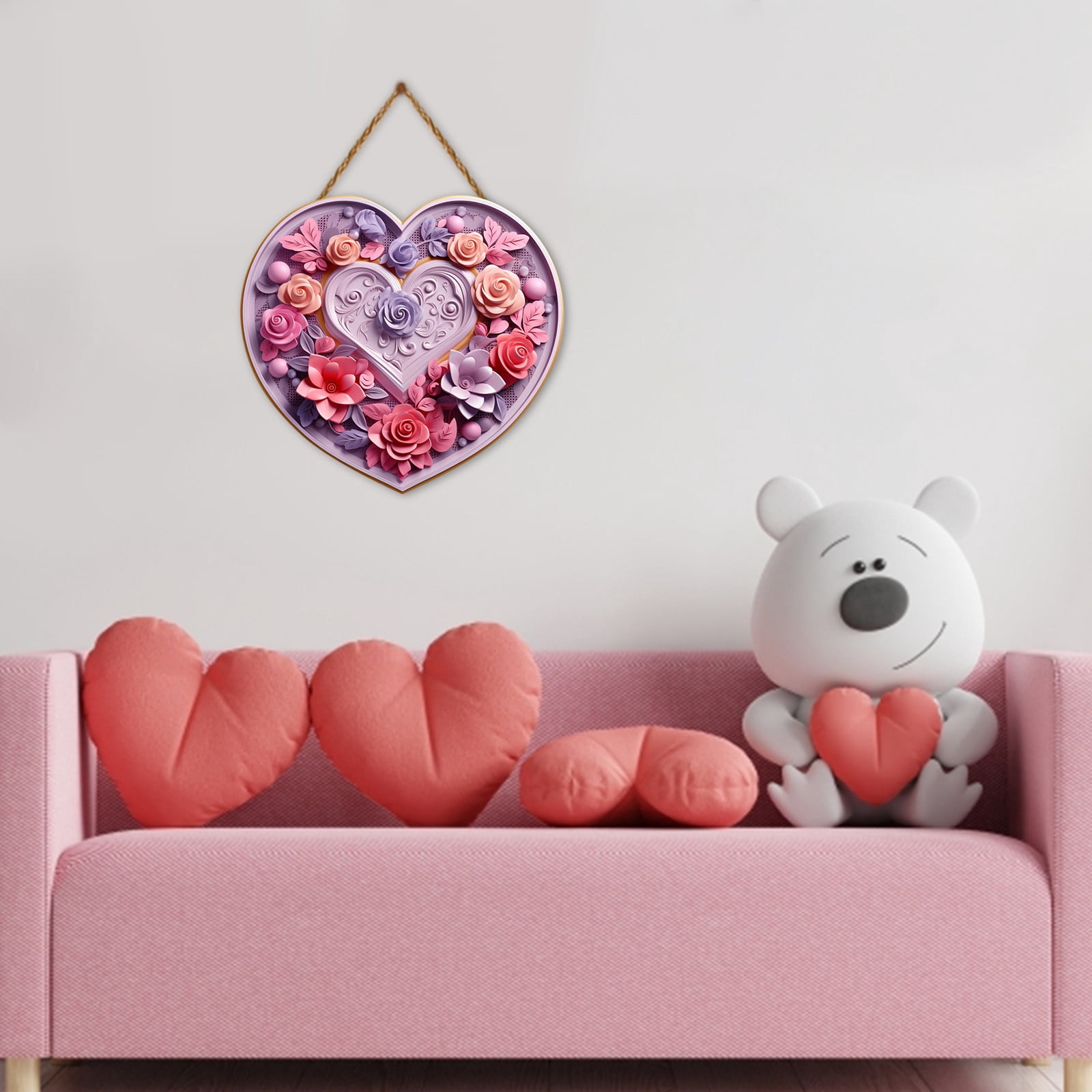maison en forme de coeur coloriage à imprimer gratuitement