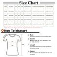 thumbnail image 3 of Blusa de camiseta informal con estampado de manga corta de verano para mujer a la moda Fridja  bn2763, 3 of 6