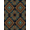 Blue, Pattern 6, variant on ODIKA 4' x 6' Machine Washable Non-Slip Area Rug, aztec geometric High Traffic Rug, Brown, 1173779