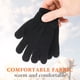 thumbnail image 3 of Guantes para niños de otoño e invierno, tejidos en color liso, con cinco dedos, cálidos, de 4 a 12 años (negros)., 3 of 5
