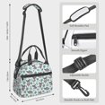 thumbnail image 2 of Naloa Bears and Tropical Leaves Print Lunch Bag for Women & Men Insulated Lunch Box or Cooler Lunch Tote Bags for Work, Travel, Outdoor, 2 of 5