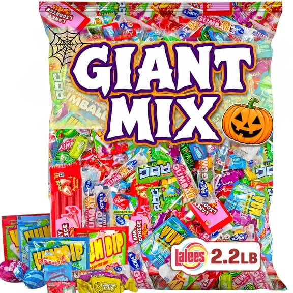 Lalees Halloween Assorted Candy Mix - Over 2 Pounds - Trick-Or-Treat Candy Individually Wrapped, 2.2 lb