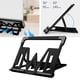 thumbnail image 4 of Soporte portátil Macarena para computadora portátil de aluminio Plegable Negro, 4 of 8