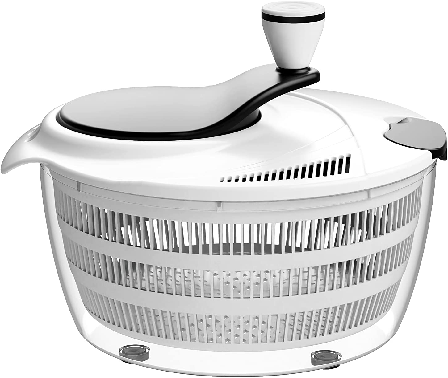 Salad Spinner Large 4.2 Quart Lettuce Spinner Vegetable Washer with